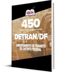 Capa Caderno DETRAN-DF - 450 Questões Gabaritadas