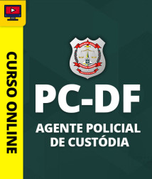 Capa Curso PC-DF - Agente Policial de Custódia