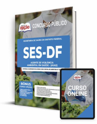 Capa Apostila SES-DF - Secretaria de Saúde do Distrito Federal - Agente de Vigilância Ambiental em Saúde (AVAS)