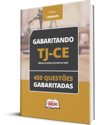 Capa Caderno TJ-CE - 450 Questões Gabaritadas