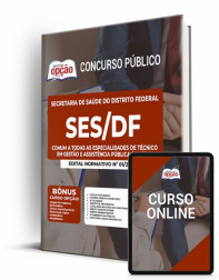 Capa Apostila SES-DF - Comum a Todas as Especialidades de Técnico em Gestão e Assistência Pública à Saúde