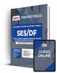 Capa Apostila SES-DF - Comum a Todas as Especialidades de Analista em Gestão e Assistência Pública à Saúde