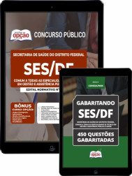 Capa Combo Digital SES-DF - Comum a Todas as Especialidades de Técnico em Gestão e Assistência Pública à Saúde