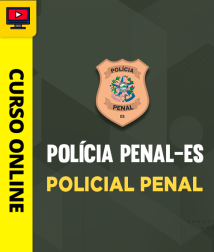 Capa Curso Polícia Penal-ES - Policial Penal