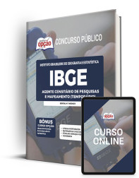 Capa Apostila IBGE - Agente Censitário de Pesquisas e Mapeamento (Temporário)