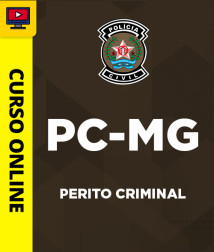 Capa Curso PC-MG - Perito Criminal