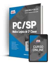 Capa Apostila PC-SP - Médico Legista de 3ª Classe