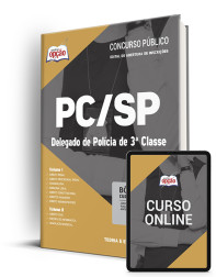 Capa Apostila PC-SP - Delegado de Polícia de 3ª Classe