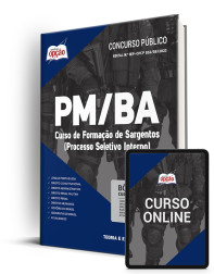 Capa Apostila PM-BA - Curso de Formação de Sargentos (Processo Seletivo Interno)