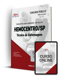 Capa Apostila HEMOCENTRO-SP - Técnico de Enfermagem