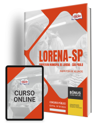 Capa Apostila Prefeitura de Lorena - SP Inspetor de Alunos