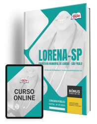 Capa Apostila Prefeitura de Lorena - SP Técnico em Enfermagem e Técnico em Enfermagem ESF