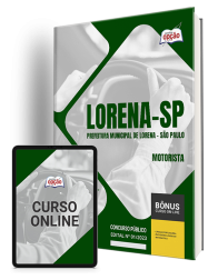 Capa Apostila Prefeitura de Lorena - SP - Motorista