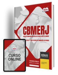 Capa Apostila CBMERJ - Cadete BM do 1º ano do Curso de Formação de Oficiais