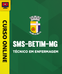 Capa Curso SMS - Betim-MG - Técnico em Enfermagem