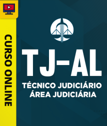 Capa Curso TJ-AL - Técnico Judiciário - Área Judiciária