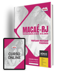 Capa Apostila Prefeitura de Macaé - RJ - Professor Orientador Pedagógico
