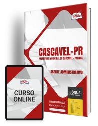 Capa Apostila Prefeitura de Cascavel - PR  - Agente Administrativo