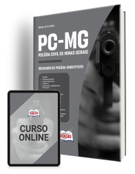 Capa Apostila PC-MG  - Delegado de Polícia Substituto