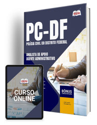 Capa Apostila PCDF  - Analista de Apoio às Atividades Policiais – Especialidade: Agente Administrativo