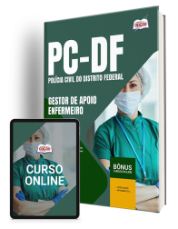 Capa Apostila PCDF  - Gestor de Apoio às Atividades Policiais Civis – Especialidade: Enfermeiro