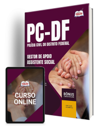 Capa Apostila PCDF  - Gestor de Apoio às Atividades Policiais Civis – Especialidade: Assistente Social