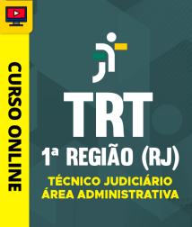 Capa Curso TRT 1ª Região (RJ) - Técnico Judiciário - Área Administrativa