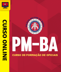 Capa Curso PM-BA CFO - Curso de Formação de Oficiais