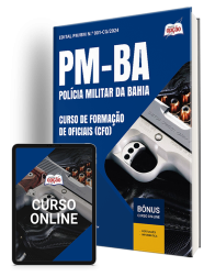 Capa Apostila PM-BA - Curso de Formação de Oficiais (CFO)