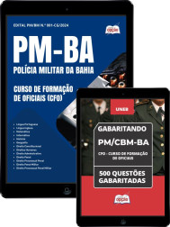 Capa Combo PM-BA - Curso de Formação de Oficiais (CFO)