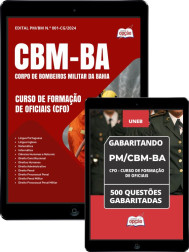 Capa Combo CBM-BA Curso de Formação de Oficiais (CFO)