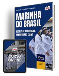 Capa Apostila Marinha do Brasil 2025 - Escola de Aprendizes-Marinheiros (EAM)