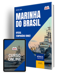 Capa Apostila Marinha do Brasil 2025 - Oficial Temporário (RM2)