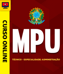 Capa Curso MPU - Técnico - Especialidade: Administração