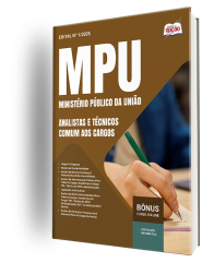 Capa Apostila MPU - Analistas e Técnicos - Comum aos cargos