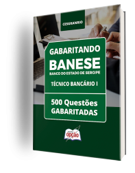 Capa Caderno BANESE - Técnico Bancário I - 500 Questões Gabaritadas