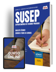 Capa Apostila SUSEP - Analista Técnico - Comum a Todos os Cargos