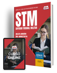 Capa Apostila STM - Analista Judiciário - Área: Administrativa