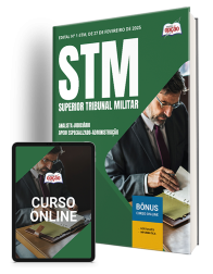 Capa Apostila STM - Analista Judiciário - Área: Apoio Especializado - Especialidade: Administração