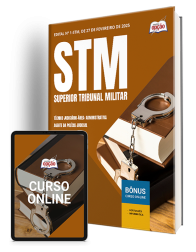 Capa Apostila STM - Técnico Judiciário - Área: Administrativa - Especialidade: Agente da Polícia Judicial