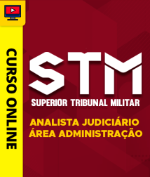 Capa Curso STM - Analista Judiciário - Área Administração