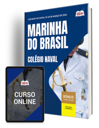 Capa Apostila Marinha do Brasil 2025 - Colégio Naval