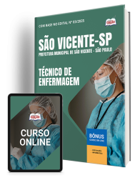 Capa Apostila Prefeitura de São Vicente - SP - Técnico de Enfermagem