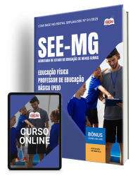 Capa Apostila SEE-MG - Educação Física - Professor de Educação Básica (PEB)