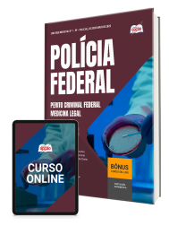 Capa Apostila Polícia Federal (PF) 2025 - Perito Criminal Federal - Medicina Legal