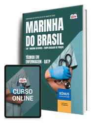 Capa Apostila Marinha do Brasil - Corpo Auxiliar de Praças (CAP) - Técnico em Enfermagem - QATP