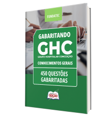 Capa Caderno GHC - Conhecimentos Gerais - 450 Questões Gabaritadas