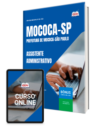 Capa Apostila Prefeitura de Mococa - SP 2025 - Assistente Administrativo