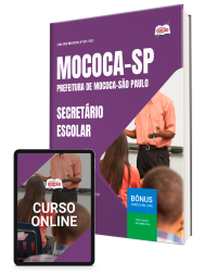 Capa Apostila Prefeitura de Mococa - SP 2025 - Secretário Escolar
