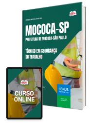 Capa Apostila Prefeitura de Mococa - SP 2025 - Técnico em Segurança do Trabalho